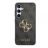 Guess Samsung Galaxy S24 Kuori 4G Metallilogo Musta