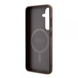 Guess Samsung Galaxy S24 Kuoret 4G Pattern MagSafe Ruskea