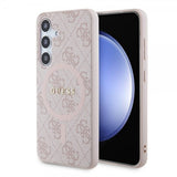 Guess Samsung Galaxy S24 Kuoret 4G Pattern MagSafe Pink