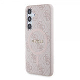 Guess Samsung Galaxy S24 Kuoret 4G Pattern MagSafe Pink