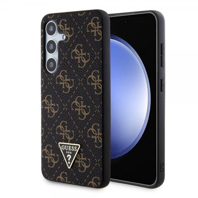 Guess Samsung Galaxy S24 Kuoret 4G Print Grained Musta