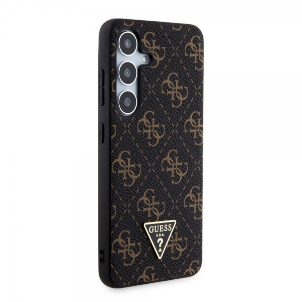 Guess Samsung Galaxy S24 Kuoret 4G Print Grained Musta