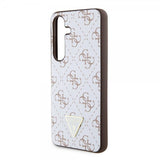 Guess Samsung Galaxy S24 Kuori 4G Print Grained Valkoinen
