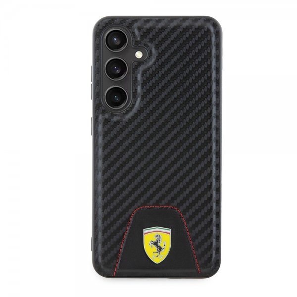 Ferrari Samsung Galaxy S24 Kuori Carbon & Stripe Musta