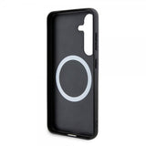 BMW Samsung Galaxy S24 Kuori Carbon Tricolor Stripe MagSafe Musta