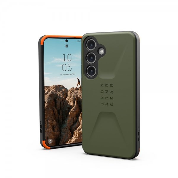 Urban Armor Gear (UAG) Samsung Galaxy S24 Suojakuori Civilian Olive Drab