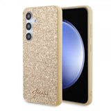 Guess Samsung Galaxy S24 Kuori Fixed Glitter Kulta
