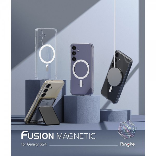 Ringke Samsung Galaxy S24 Kuori Fusion Magnetic Clear