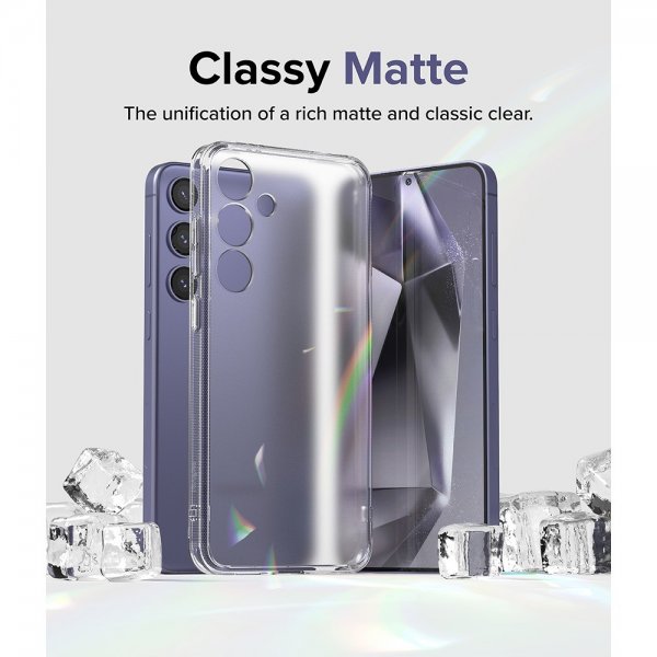 Ringke Samsung Galaxy S24 Suojakuori Fusion Matte Clear