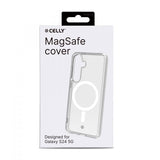 Celly Samsung Galaxy S24 Kuori GELSKINMAG MagSafe Läpinäkyvä
