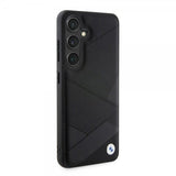 BMW Samsung Galaxy S24 Kuori Aidosta Nahasta Kuvioitu Musta