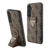 Guess Samsung Galaxy S24 Kuoret Grip Stand Function Ruskea