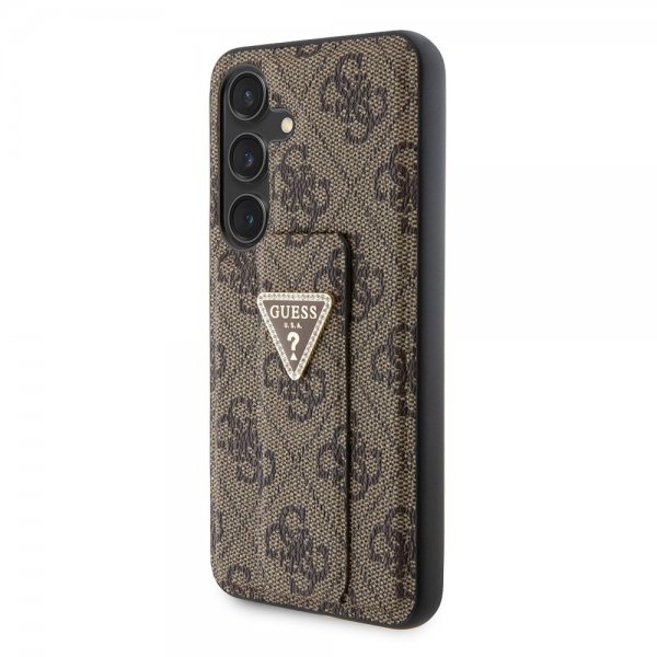 Guess Samsung Galaxy S24 Kuoret Grip Stand Function Ruskea