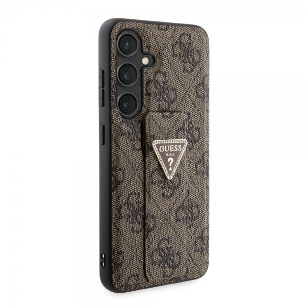 Guess Samsung Galaxy S24 Kuoret Grip Stand Function Ruskea