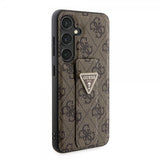 Guess Samsung Galaxy S24 Kuoret Grip Stand Function Ruskea