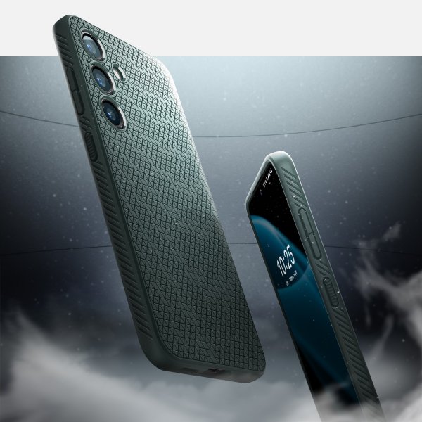 Spigen Samsung Galaxy S24 Suojakuori Liquid Air Abyss Green