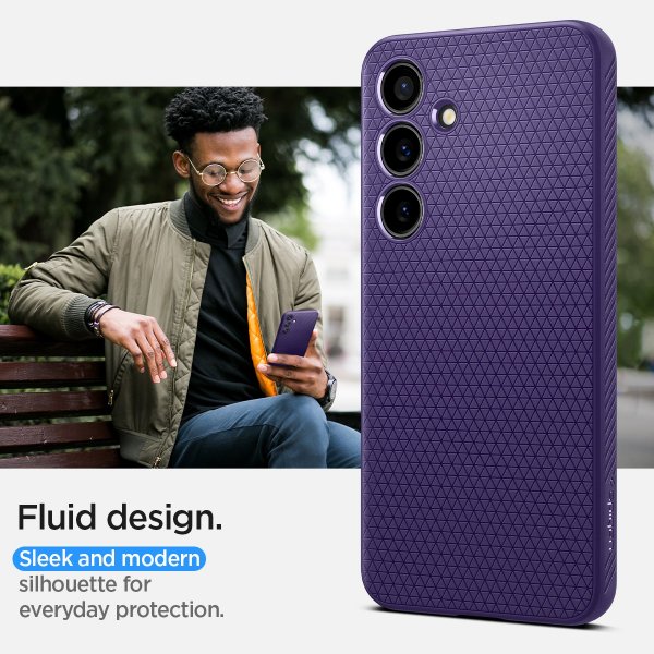 Spigen Samsung Galaxy S24 Kuori Liquid Air Deep Purple