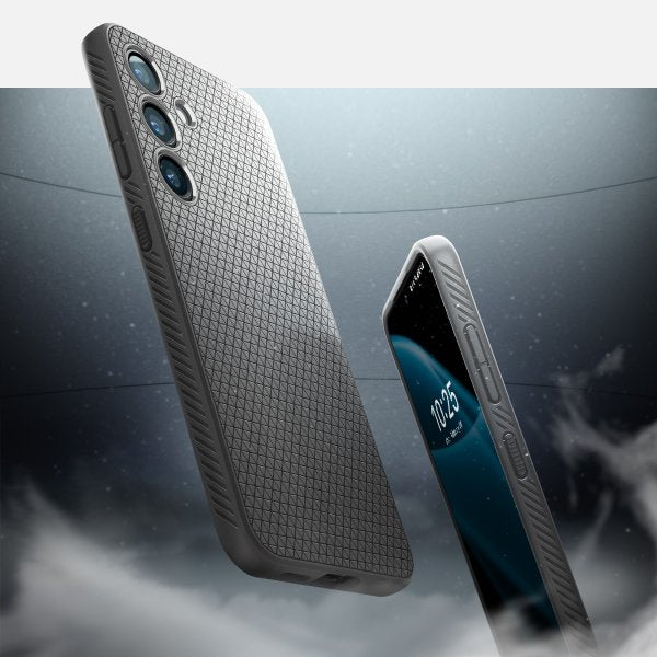 Spigen Samsung Galaxy S24 Kuori Liquid Air Marble Grey