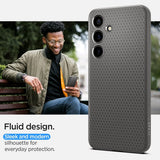 Spigen Samsung Galaxy S24 Kuori Liquid Air Marble Grey