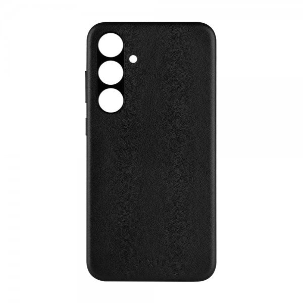 Kiinteä Samsung Galaxy S24 Kuori MagLeather Musta