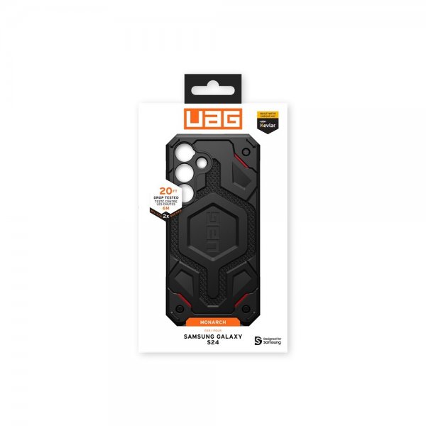 Urban Armor Gear (UAG) Samsung Galaxy S24 Suojakuori Monarch Kevlar Musta