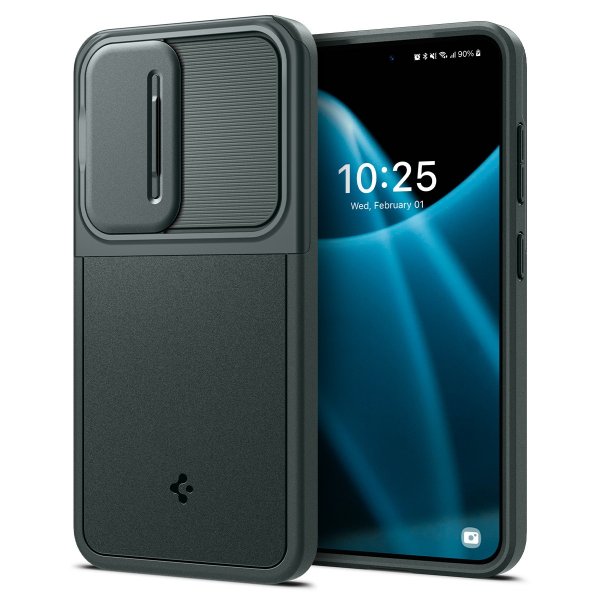 Spigen Samsung Galaxy S24 Kuori Optik Armor Abyss Green