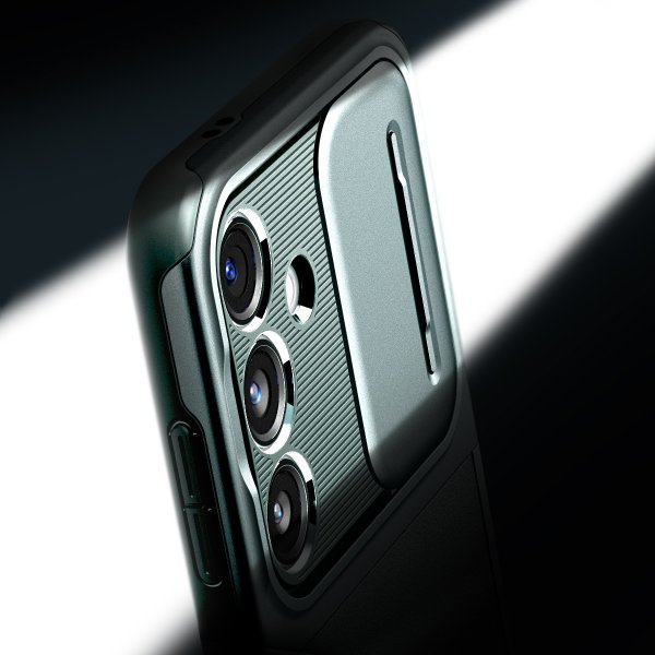 Spigen Samsung Galaxy S24 Kuori Optik Armor Abyss Green
