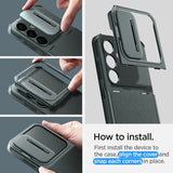 Spigen Samsung Galaxy S24 Kuori Optik Armor Abyss Green