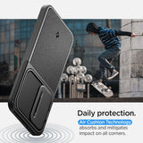Spigen Samsung Galaxy S24 Kuori Optik Armor Musta
