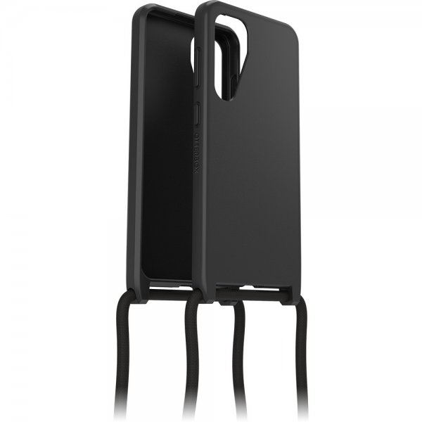 Otterbox Samsung Galaxy S24 React Necklace -suojakuori, musta