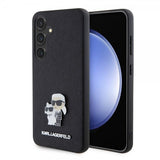 Karl Lagerfeld Samsung Galaxy S24 Saffiano Karl & Choupette Musta Kuori