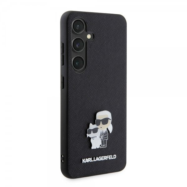 Karl Lagerfeld Samsung Galaxy S24 Saffiano Karl & Choupette Musta Kuori