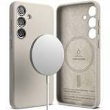 Ringke Samsung Galaxy S24 Kuori Silikoni Magneettinen Stone