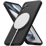 Ringke Samsung Galaxy S24 Kuori Silikoni Magneettinen Musta