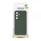 Onsala Samsung Galaxy S24 Kuori Silikoni Oliivinvihreä