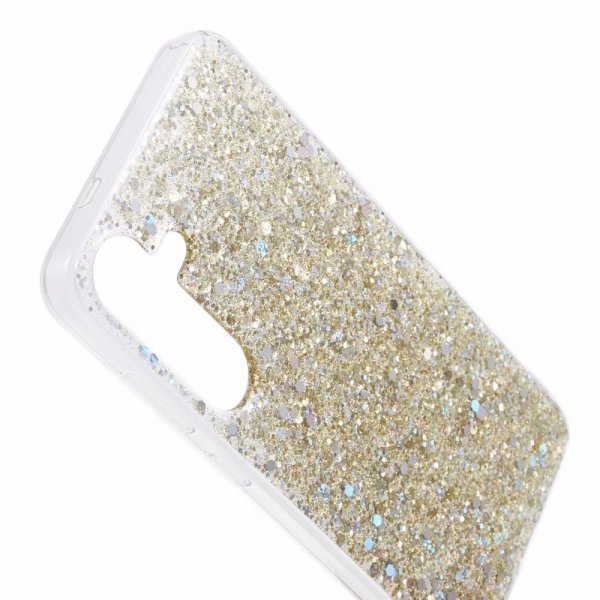 Nordic Covers Samsung Galaxy S24 Suojakuori Sparkle Series Citrine Gold