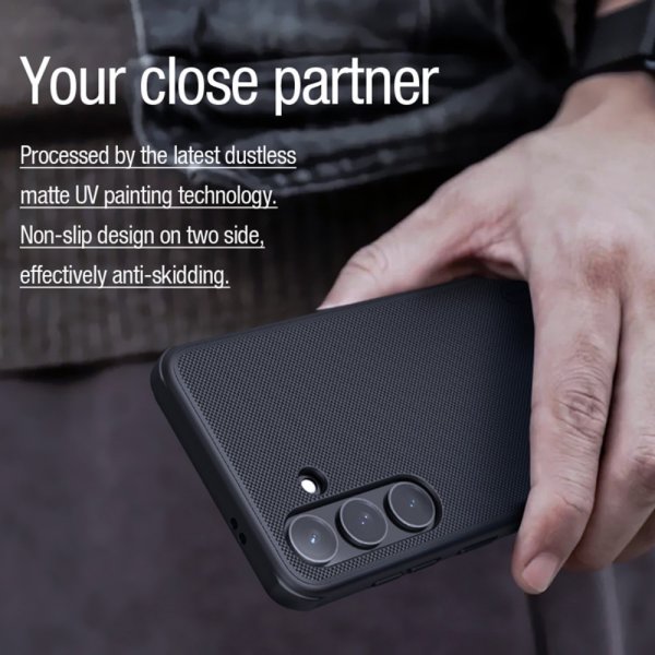 Nillkin Samsung Galaxy S24 Suojakuori Super Frosted Shield Pro MagSafe Musta