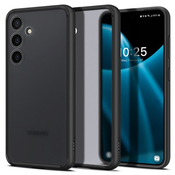 Spigen Samsung Galaxy S24 Ultra Hybrid Frost Black -suojakuori