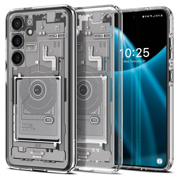 Spigen Samsung Galaxy S24 Ultra Hybrid Zero One White -suojakuori