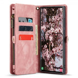 CaseMe Samsung Galaxy S24 Ultra -kotelo 008-sarjan irrotettava kuori, vaaleanpunainen