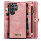 CaseMe Samsung Galaxy S24 Ultra -kotelo 008-sarjan irrotettava kuori, vaaleanpunainen