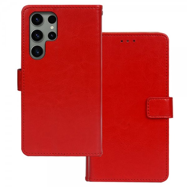 Samsung Galaxy S24 Ultra Kotelo 3 Korttipaikkaa Punainen