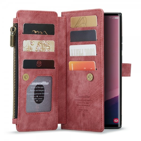 CaseMe Samsung Galaxy S24 Ultra Kotelo C30-sarja Punainen