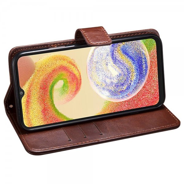 Samsung Galaxy S24 Ultra Kotelo Nahkarakenne Magenta