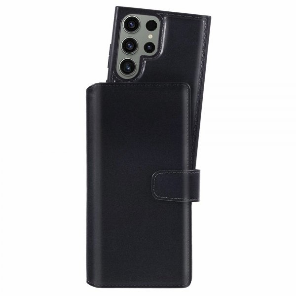 Nordic Covers Samsung Galaxy S24 Ultra -suojakuori MagLeather Raven Black