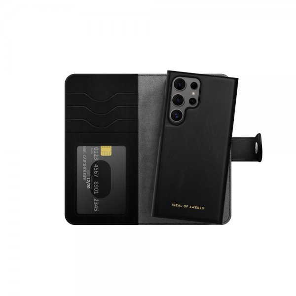 Ideal of Sweden Samsung Galaxy S24 Ultra Fodral Magnet Wallet+ Musta
