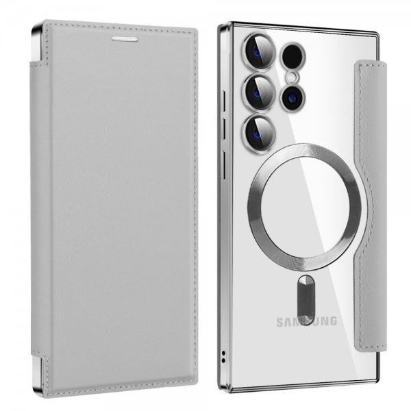 Samsung Galaxy S24 Ultra MagSafe -kotelo, hopea