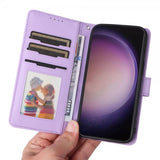 Betopnice Samsung Galaxy S24 Ultra -kotelo irrotettavalla kuorella 005 Violetti