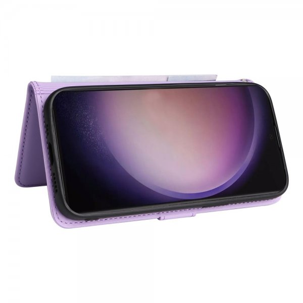 Betopnice Samsung Galaxy S24 Ultra -kotelo irrotettavalla kuorella 005 Violetti