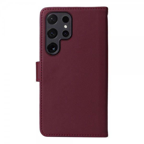 Betopnice Samsung Galaxy S24 Ultra -kotelo irrotettavalla kuorella 005 Punainen